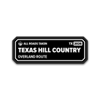 Texas Hill Country Overland Route 2026
